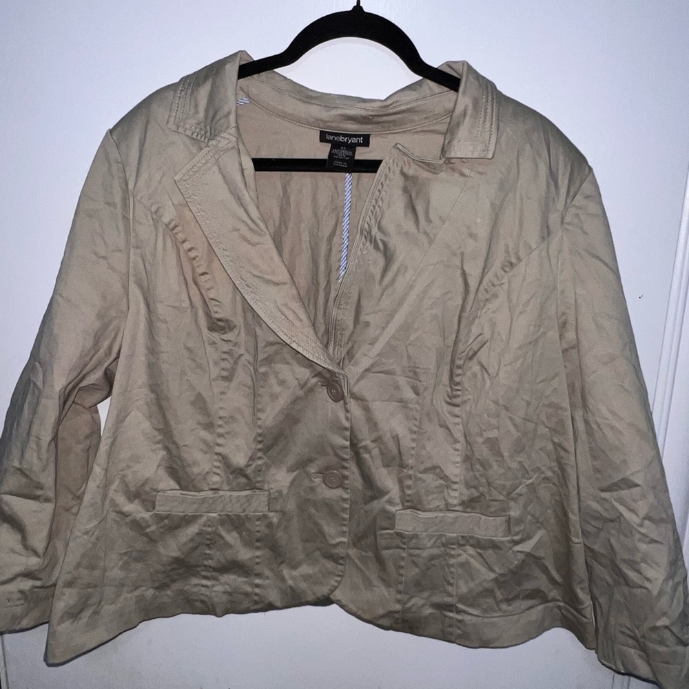 Lane Bryant Tan Women's Blazer
